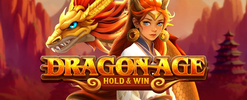 Journey to a time when fire-breathing beasts ruled the sky in Dragon Age. Play this slot at Joe Fortune and use the 25 paylines to tame mythical creatures, and win 5,624x! 